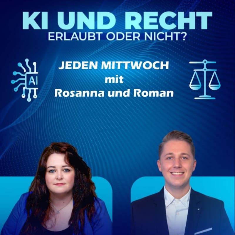 Cover des Podcasts KI und Recht: erlaubt oder nicht?